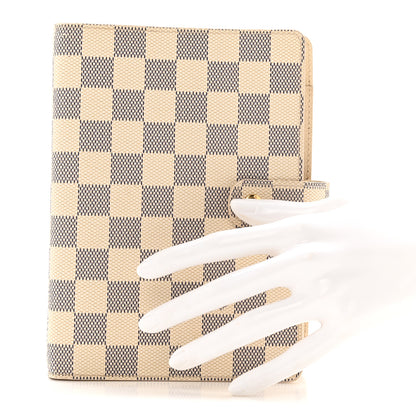 Louis Vuitton Damier Azur Medium Ring Agenda Cover 2 of 11