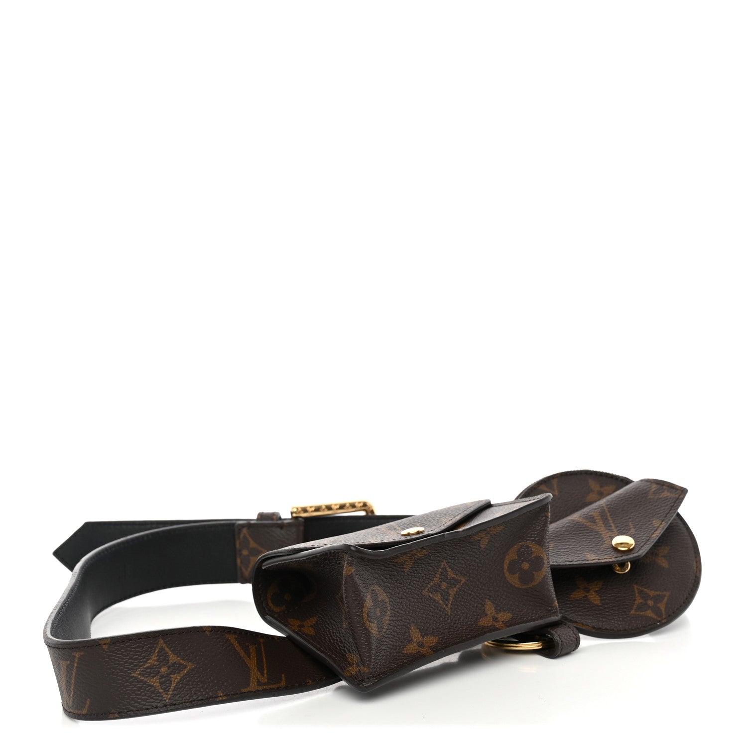Louis Vuitton Monogram 30mm Daily Multi Pocket Belt 80 32 3 of 8