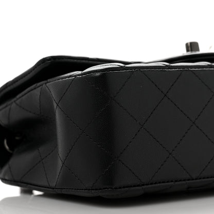 Chanel Lambskin Quilted Mini Rectangular Flap So Black 8 of 10