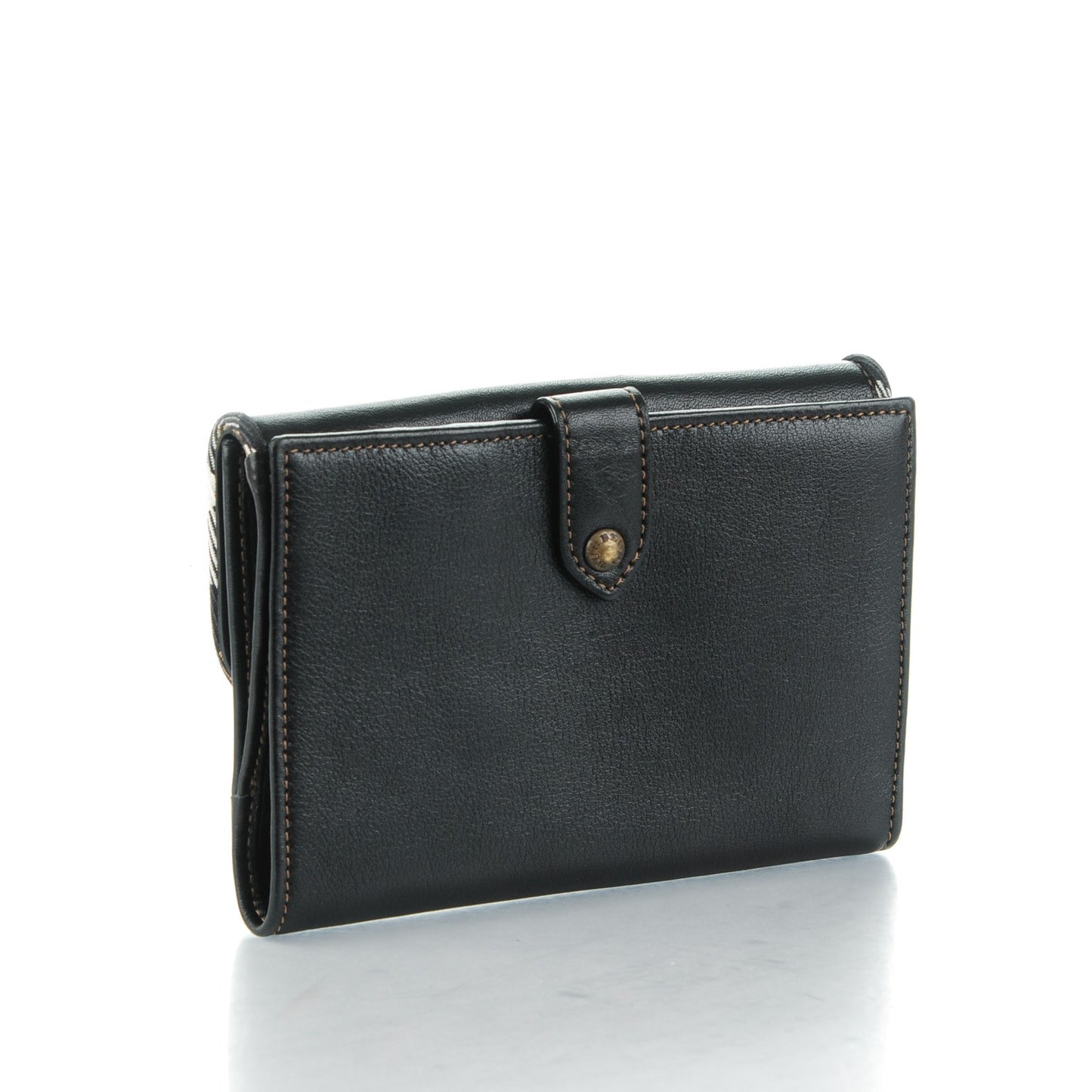 Calfskin Nova Check Wallet Black