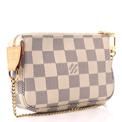 Louis Vuitton Damier Azur Mini Pochette Accessories 3 of 10