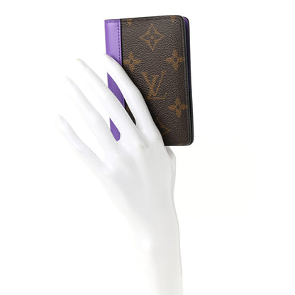 Louis Vuitton Monogram Pocket Organizer NM Purple 2 of 7