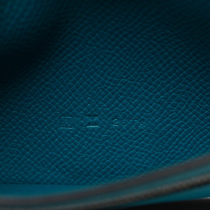 Hermes Epsom Bearn Gusset Wallet Bleu Izmir 7 of 9