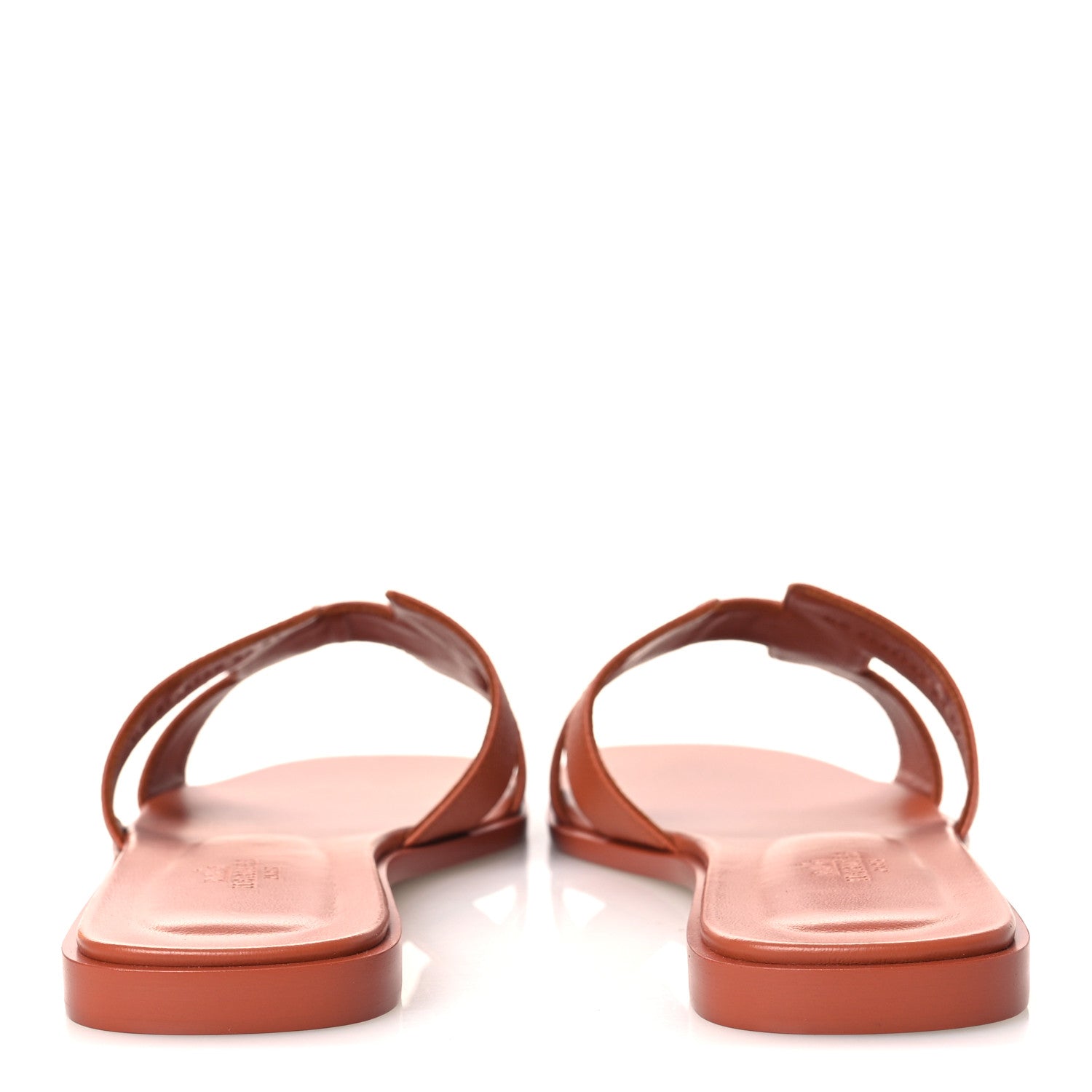 Hermes Epsom Oran Sandals 40 Orange Canyon 6 of 11