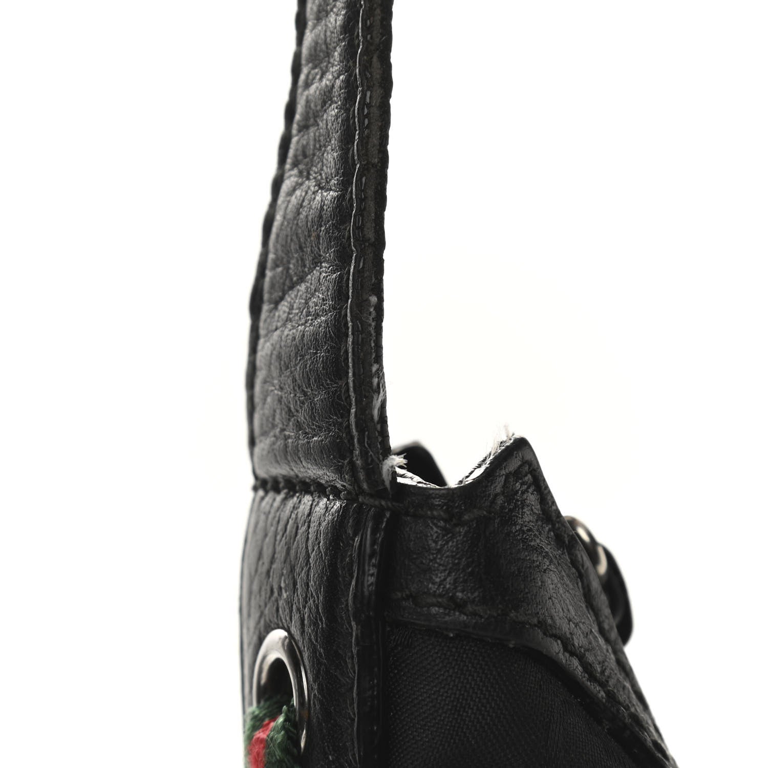 Gucci Nylon Monogram Large Princy Hobo Black 13 of 14
