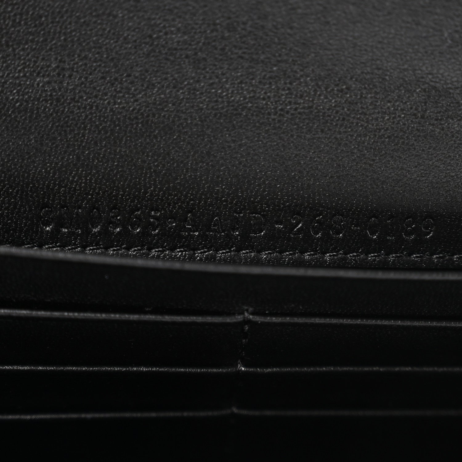 Fendi Nappa Matisse FF Embossed Continental Wallet On Chain Black Black 7 of 12