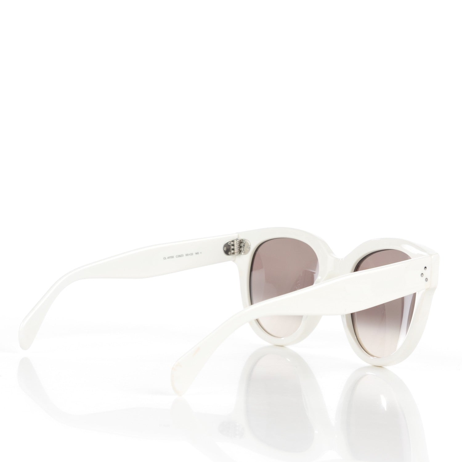 Celine Polarized Audrey Sunglasses CL41755 White 4 of 12