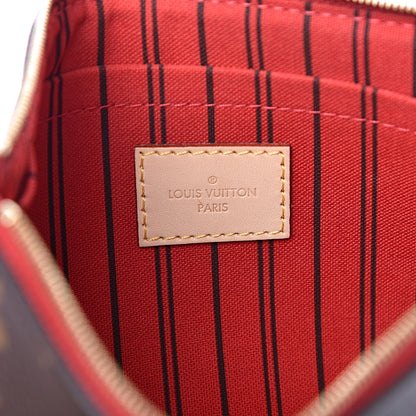 Louis Vuitton Monogram Neverfull MM GM Pochette Cherry 6 of 9