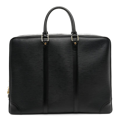 Louis Vuitton Epi Porte-Documents Voyage Briefcase Black 1 of 11