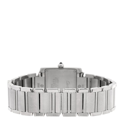 Cartier Stainless Steel 25mm Tank Francaise Quartz Watch 3 of 5
