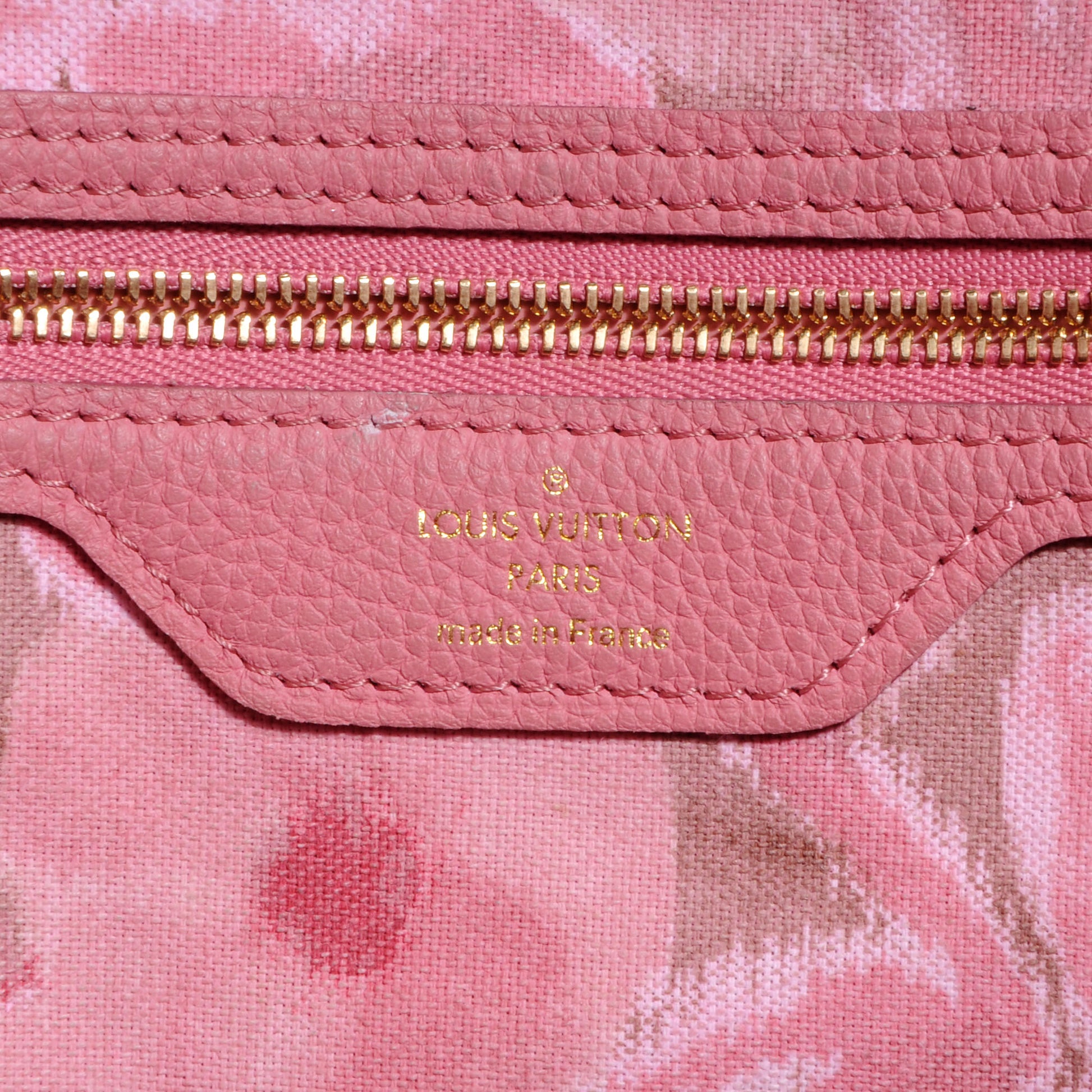 Louis Vuitton Monogram Articles de Voyage Ikat Neverfull GM Rose Velours 6 of 7