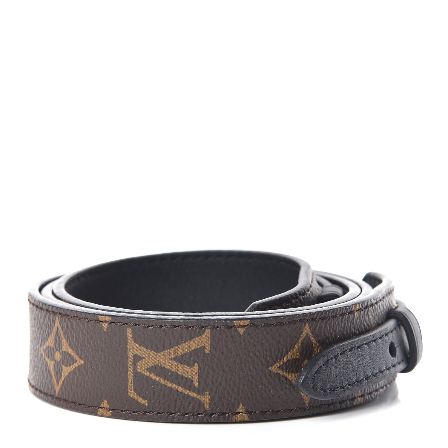 Louis Vuitton Monogram Bandouliere Shoulder Strap XL Black 2 of 6