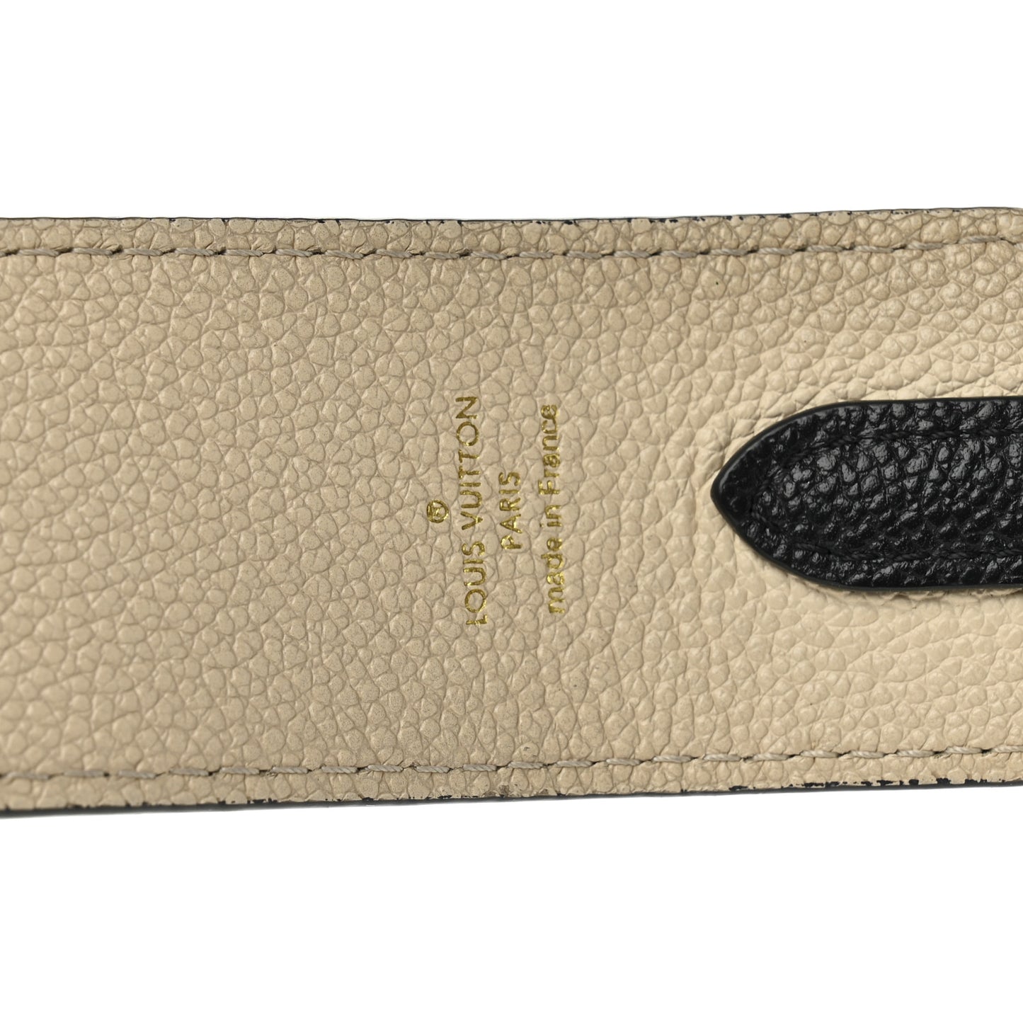 Empreinte Monogram Bandouliere Shoulder Strap Black Beige