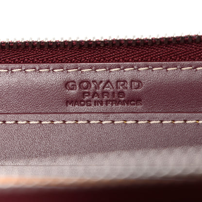 Goyard Goyardine Compact Wallet Burgundy 6 of 8