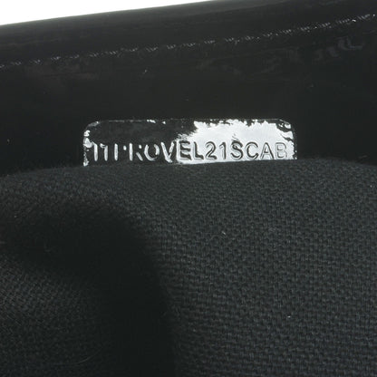 Burberry Patent Check Embossed Tote Black 9 of 9