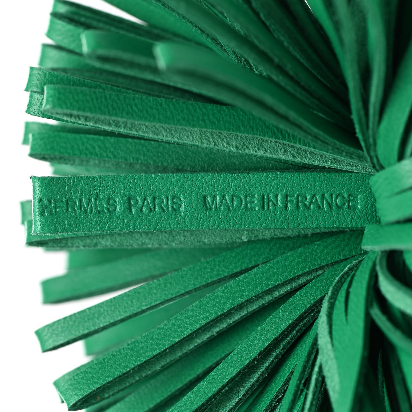 Lambskin Carmen Tassel Key Holder Menthe