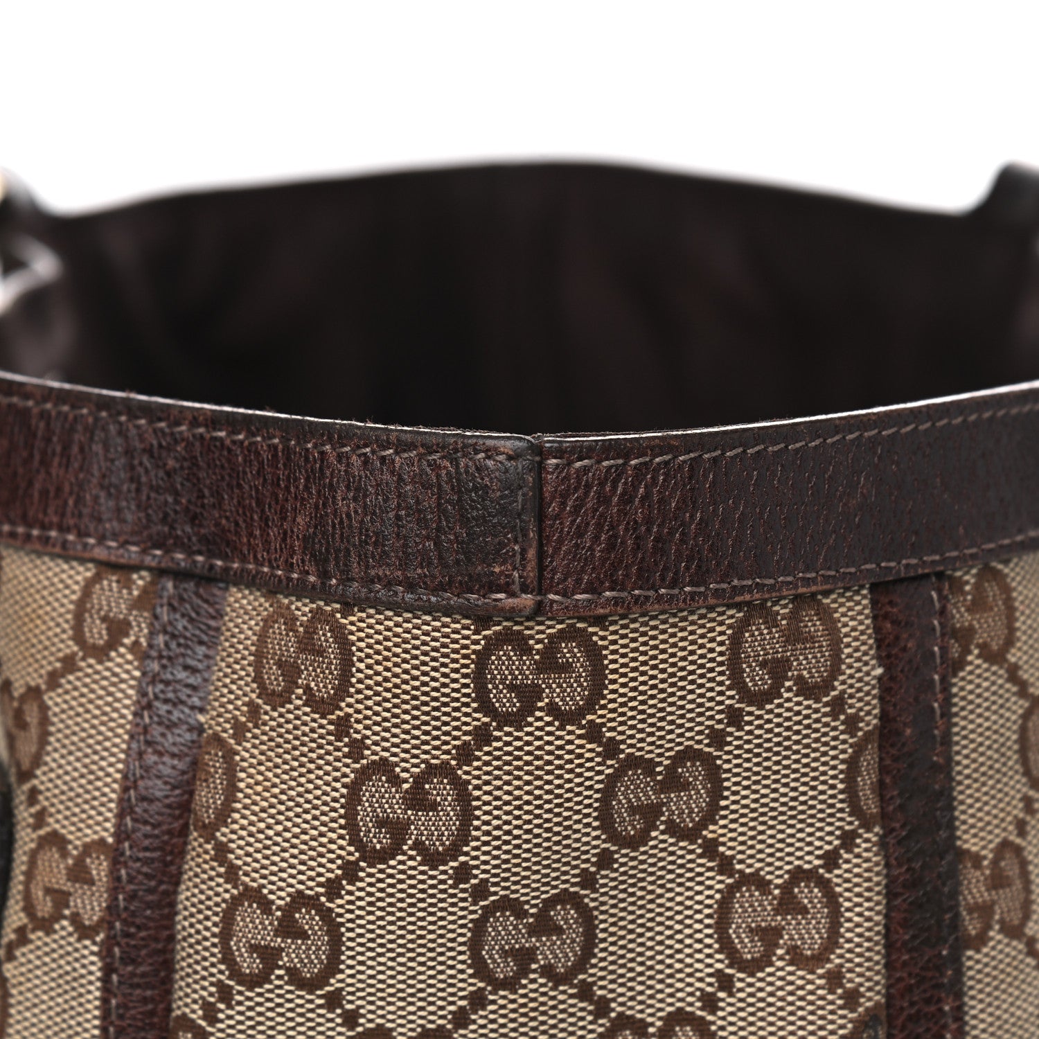 Gucci Monogram Abbey D Ring Tote Dark Brown 7 of 15