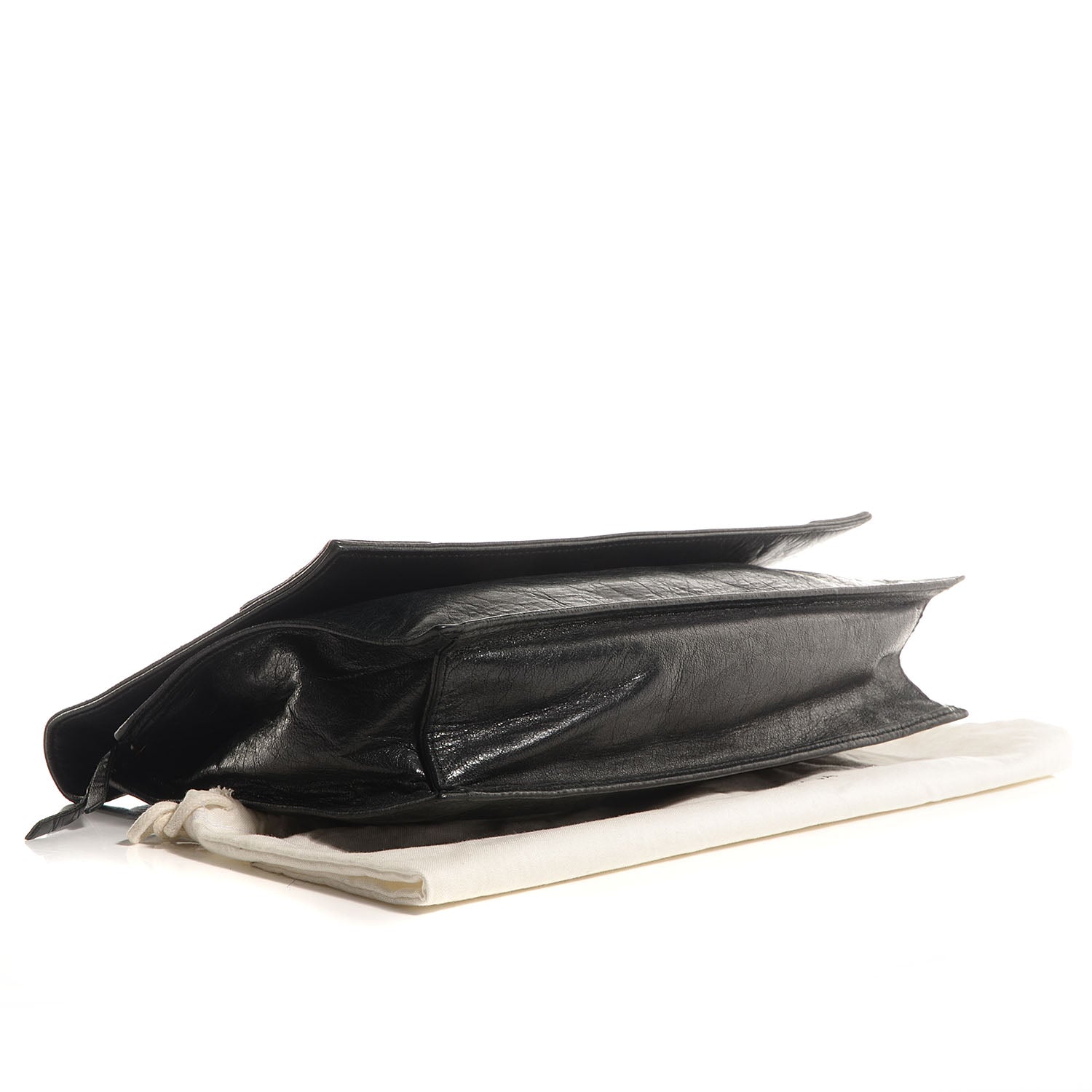Balenciaga Agneau Classic Hardware Pochette Black 4 of 10