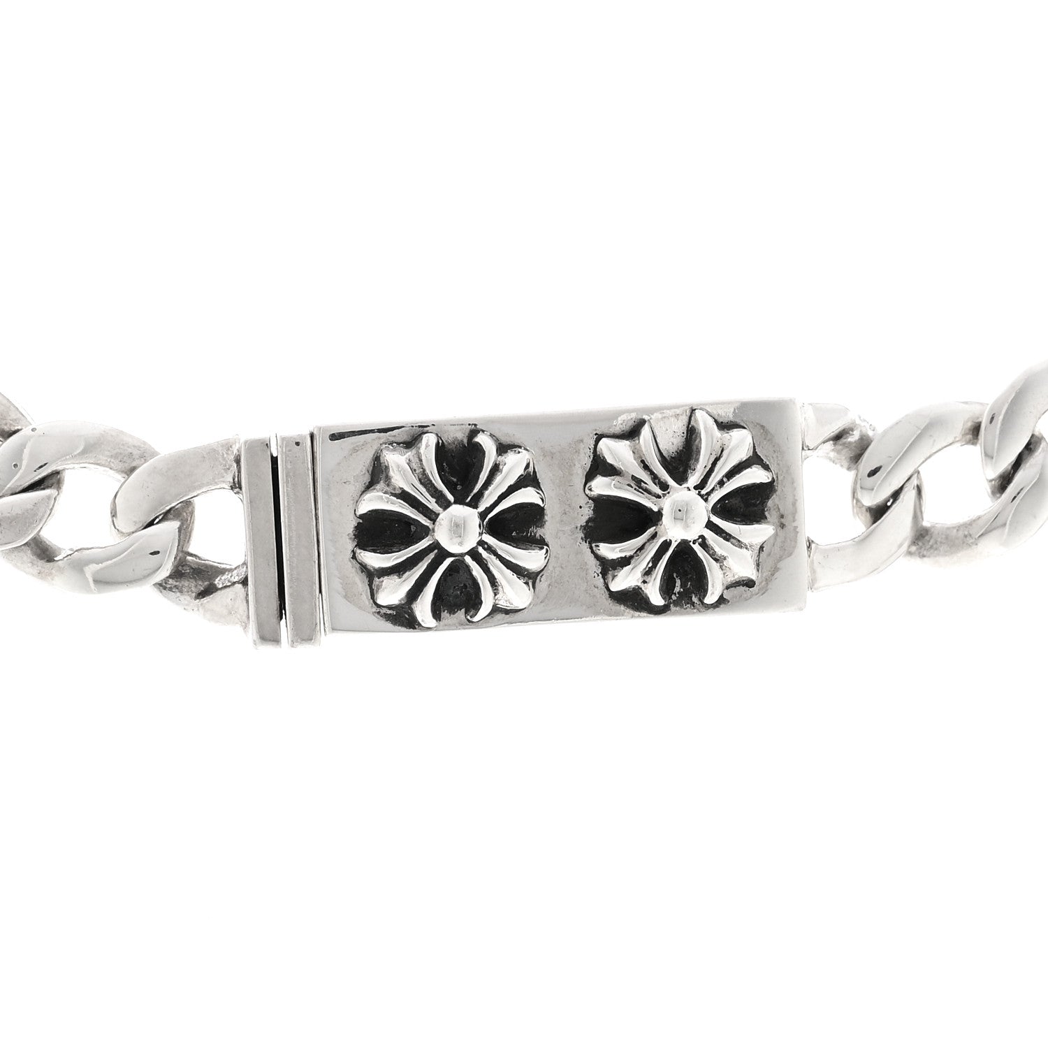 Chrome Hearts Sterling Silver Bella Mini ID Choker Necklace 4 of 5