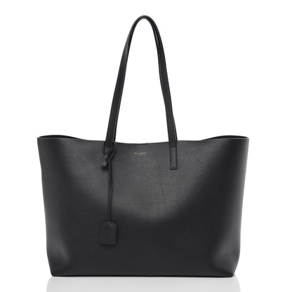 Saint Laurent Calfskin Large Shopping Tote Black 3 of 14