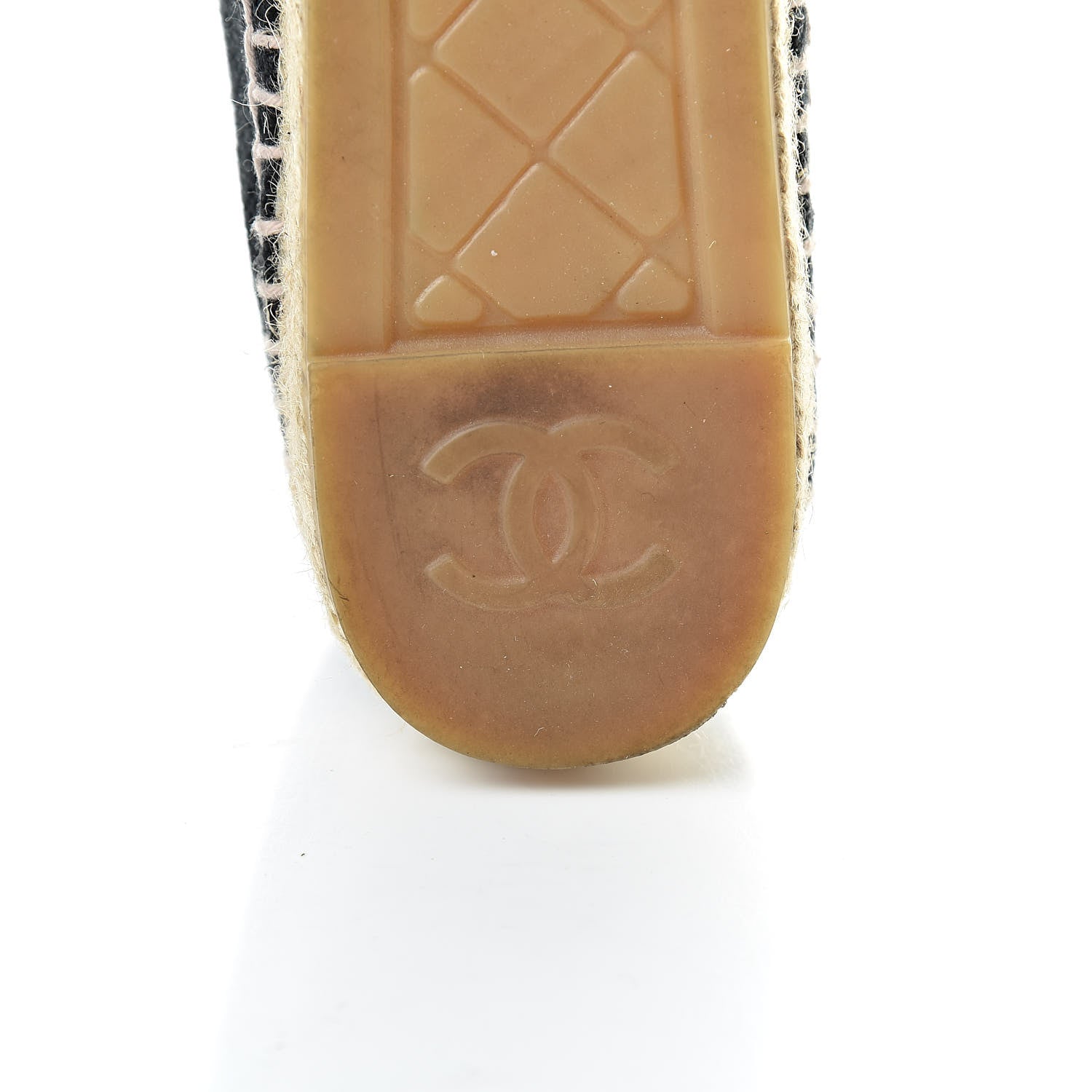 Chanel Linen CC Espadrilles 37 Black 8 of 10