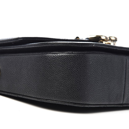 Chanel Grained Calfskin Quilted Small Cuba Top Handle Flap Black 11 of 14
