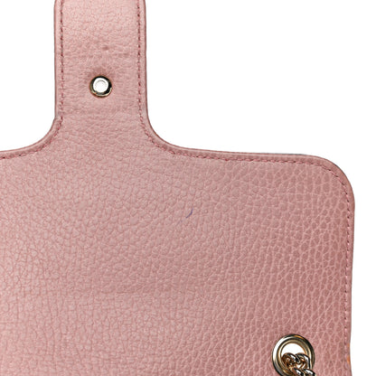 Gucci Dollar Calfskin Small Interlocking G Shoulder Bag Soft Pink 15 of 22