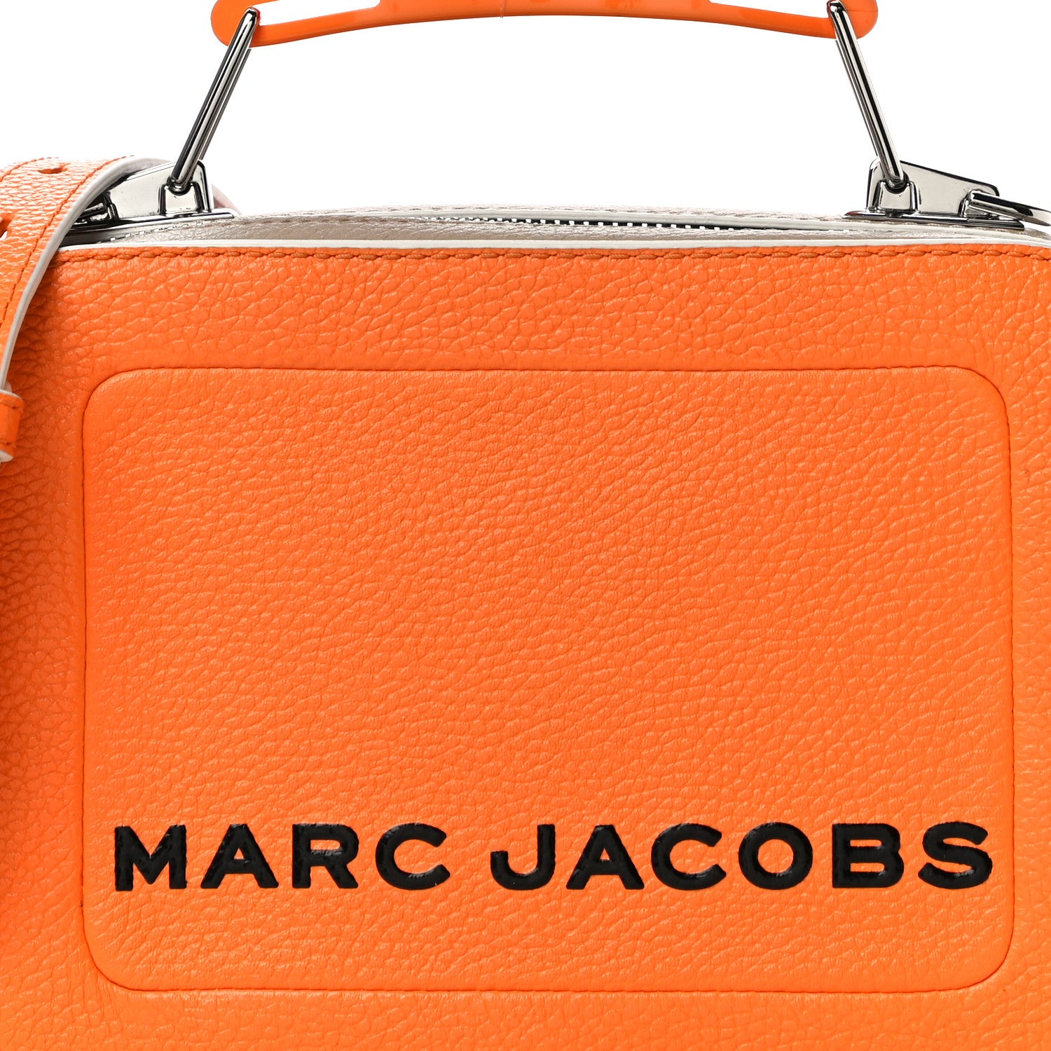 Marc Jacobs Calfskin The Box 20 Crossbody Orange 988957 – FASHIONPHILE