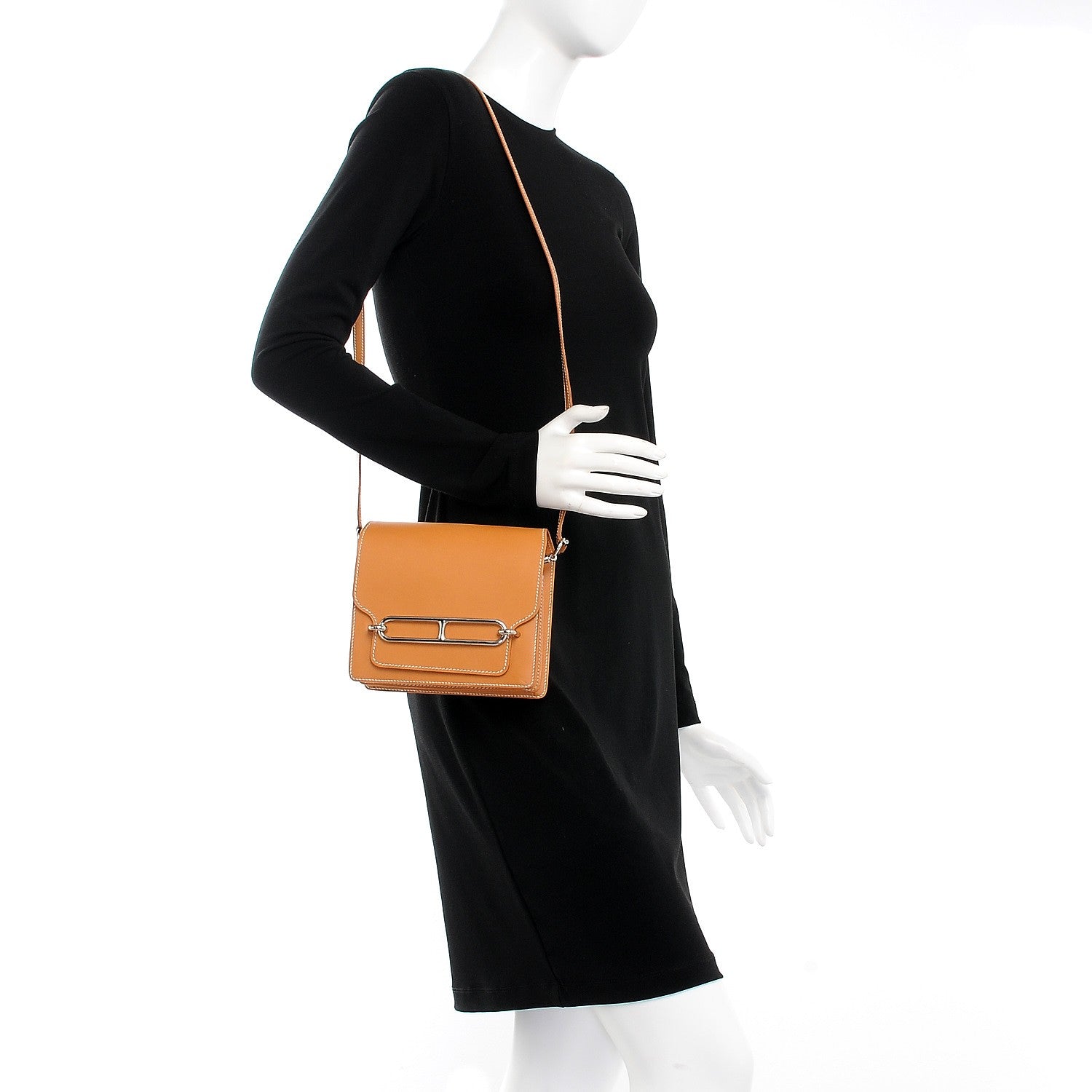 Hermes Evercalf Mini Sac Roulis Sable 2 of 7
