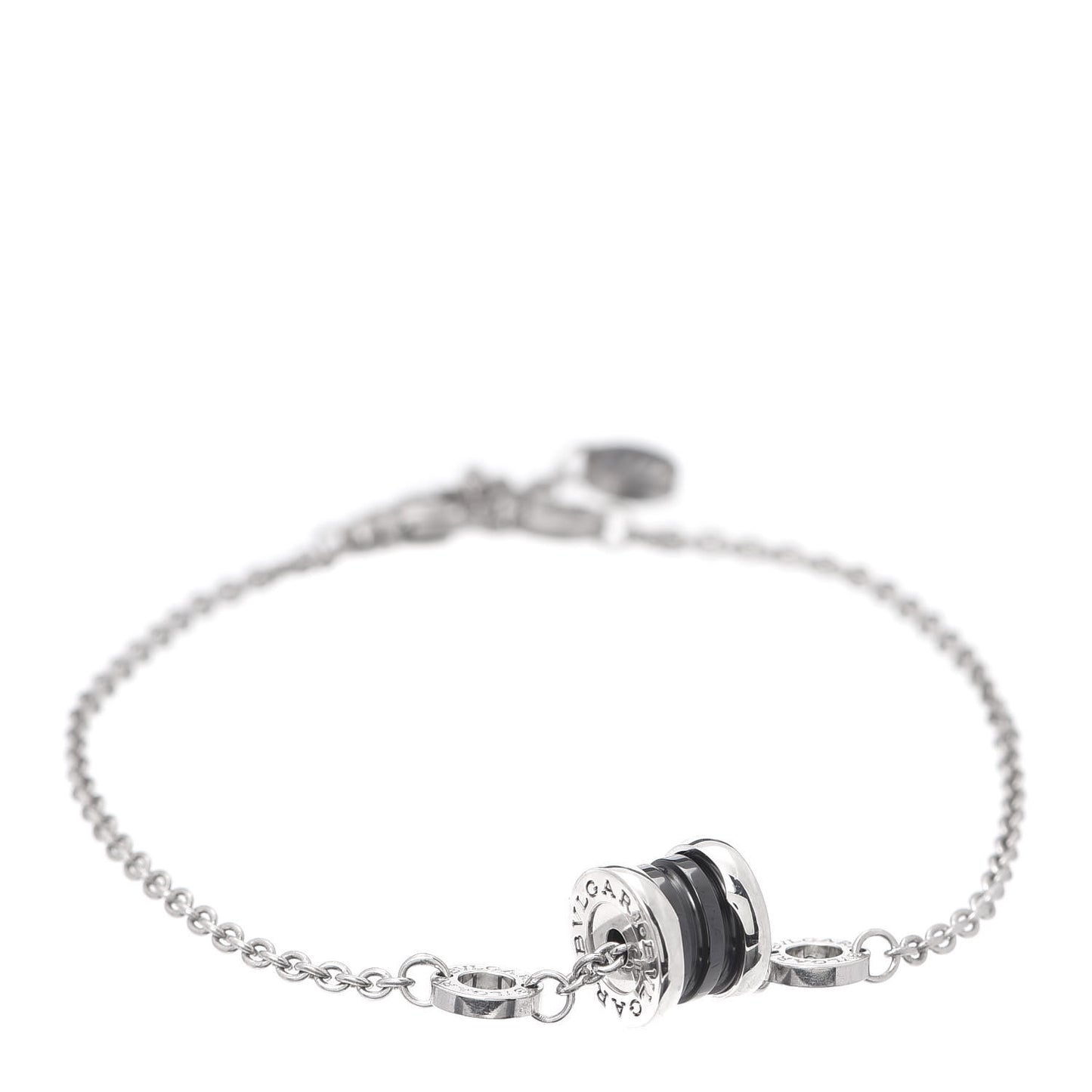 Sterling Silver Black Ceramic Save the Children Bracelet ML