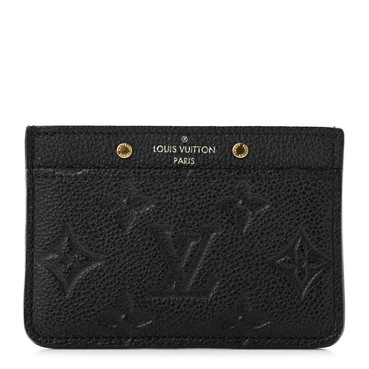 Louis Vuitton Empreinte Card Holder Black 1 of 6
