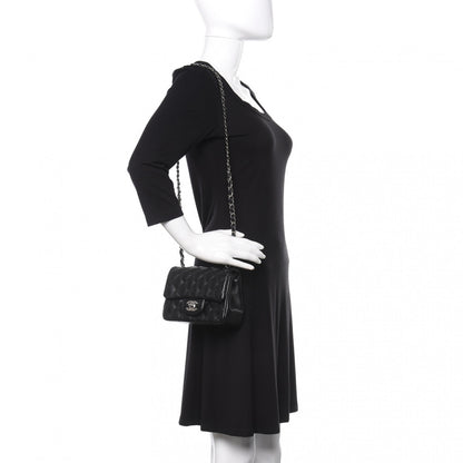 Chanel Lambskin Quilted Mini Square Flap Black 2 of 10