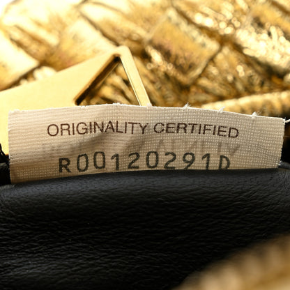 Bottega Veneta Metallic Nappa Intrecciato Mini Jodie Gold 7 of 12