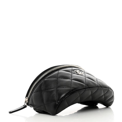 Chanel Lambskin Quilted Arm Coin Purse Black 4 of 7