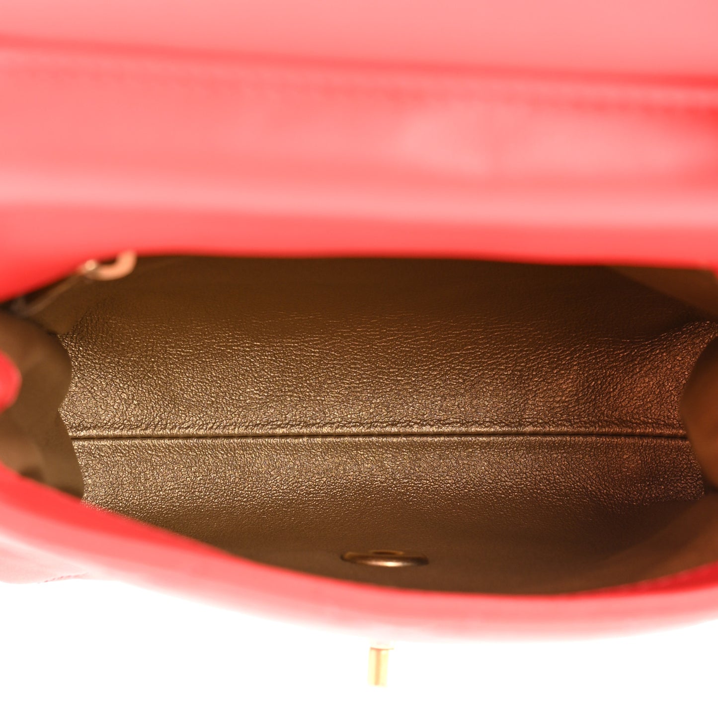 Lambskin Quilted Side-Packs Red