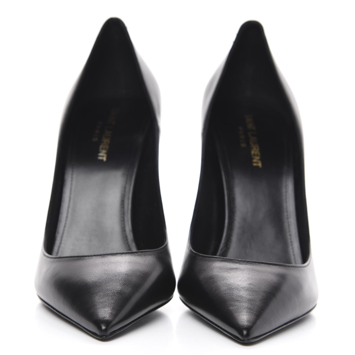 Saint Laurent Calfskin Zoe 105 Pumps 40 Black 2 of 9