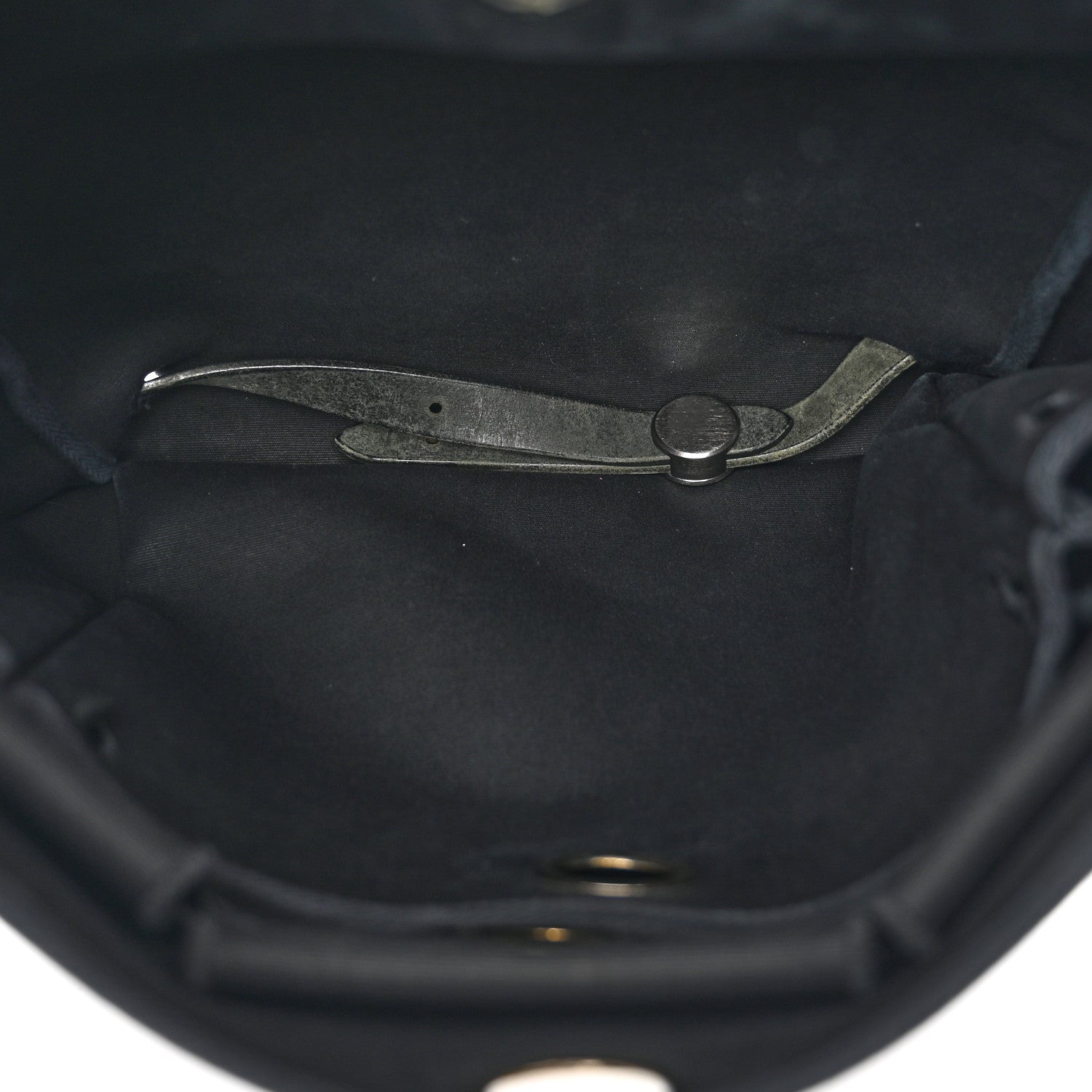 Hermes Toile Vache Calfskin Herbag 30 PM Backpack Black 8 of 11