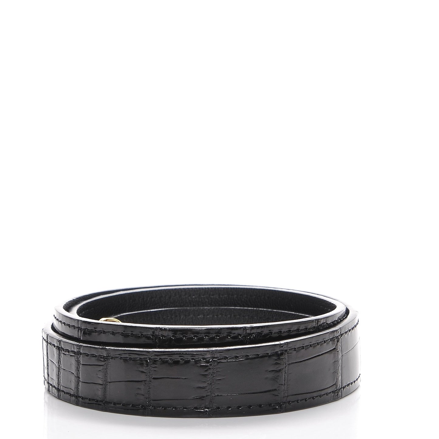 Alligator Vivienne Shoulder Strap Black