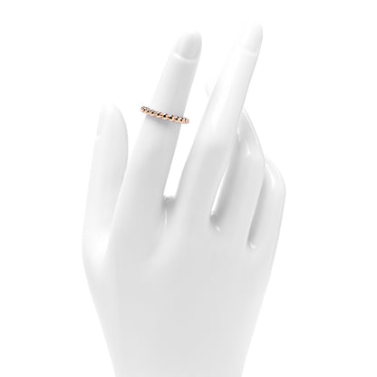 Van Cleef & Arpels 18K Rose Gold Medium Perlee Ring 46 3.75 2 of 5