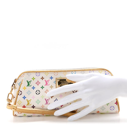 Louis Vuitton Monogram Multicolor Kate Clutch White 2 of 7