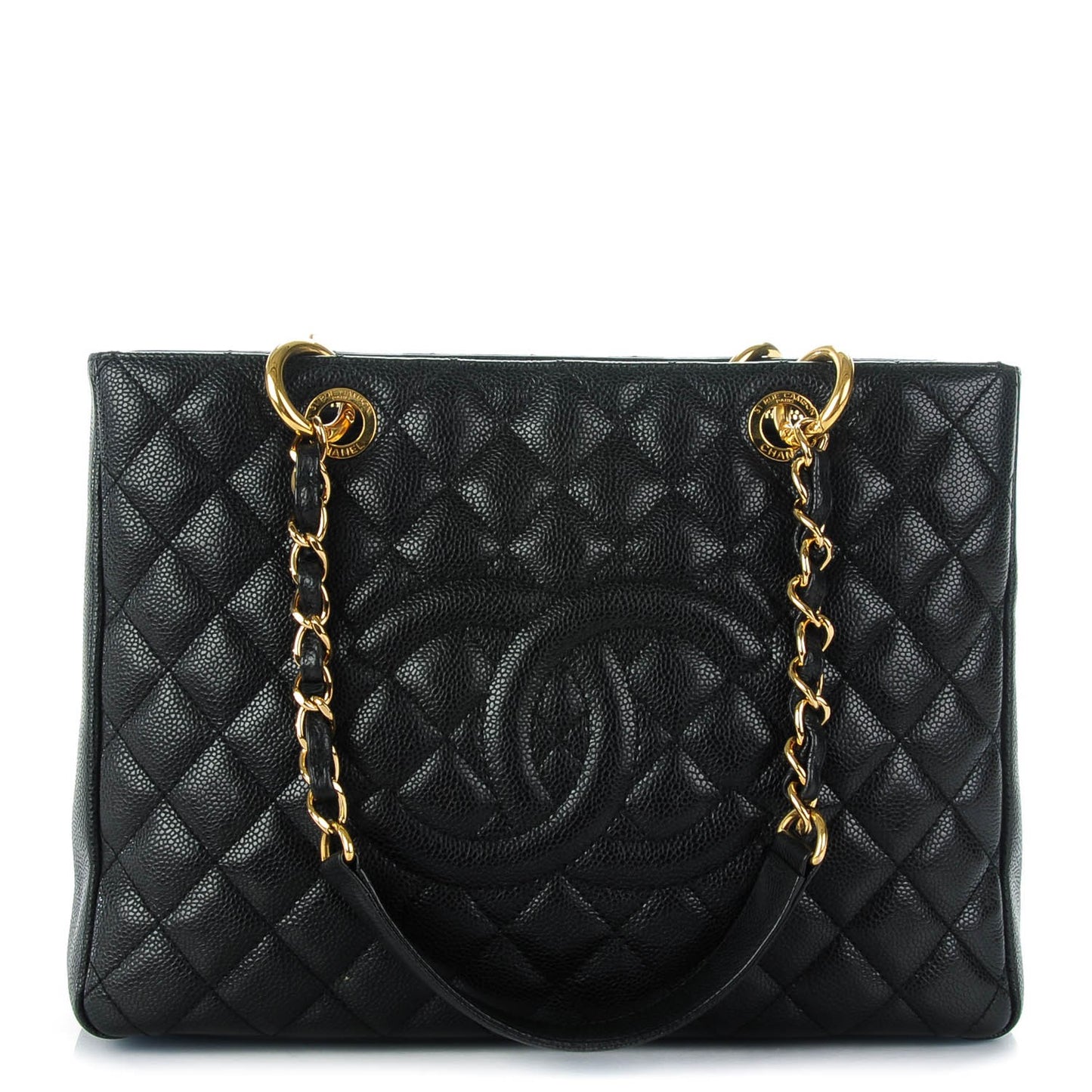 Caviar Grand Shopping Tote GST Black