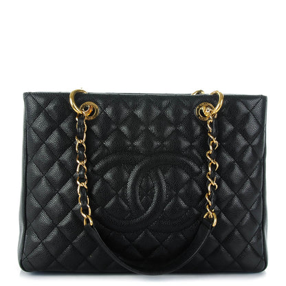 Chanel Caviar Grand Shopping Tote GST Black 1 of 7
