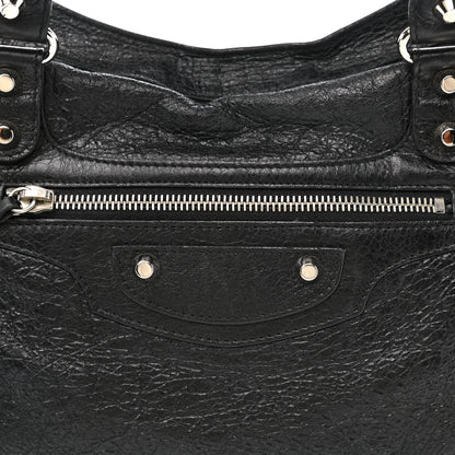 Balenciaga Agneau Classic Silver Hardware City Black 8 of 10