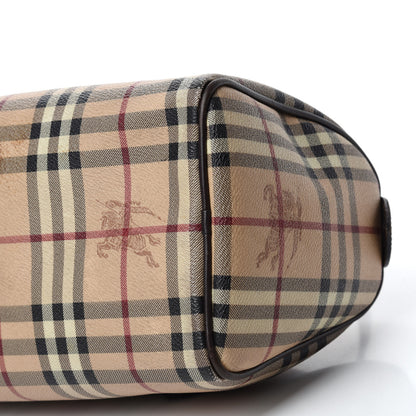 Burberry Haymarket Small Chester Bowling Bag Chocolate 7 of 17