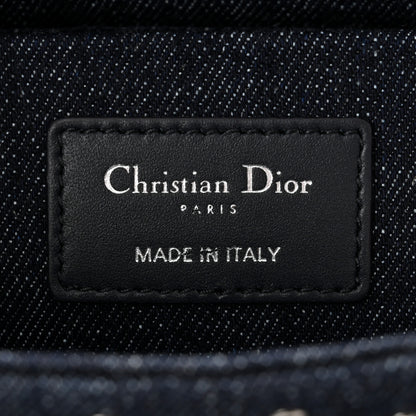 Christian Dior Denim Eyelet Lady D-Joy Blue 6 of 9