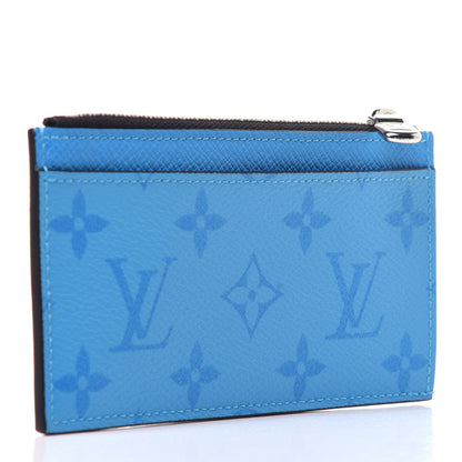 Louis Vuitton Taigarama Coin Card Holder Blue Lagoon 3 of 9