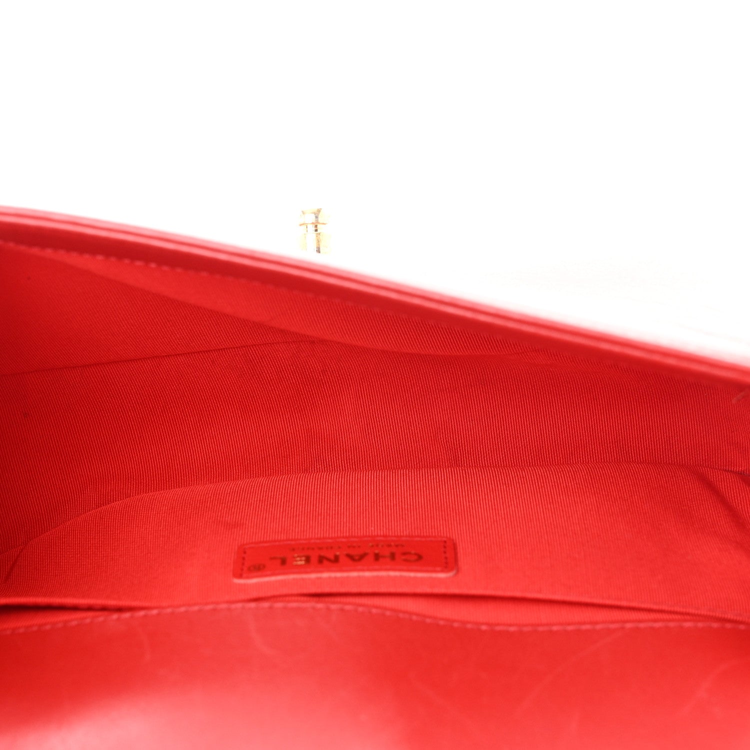 Chanel Lambskin Quilted Medium Boy Flap Red 5 of 11