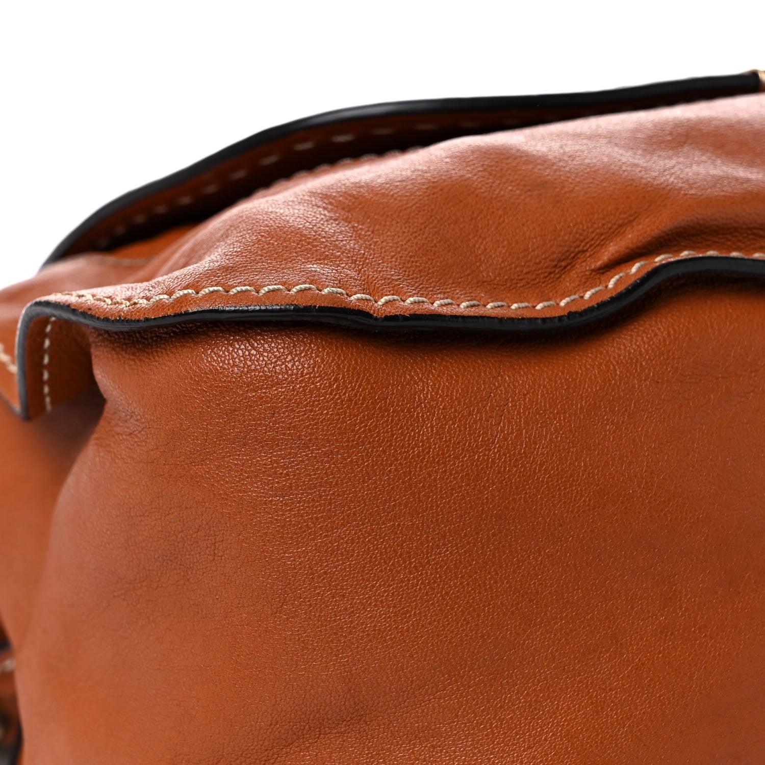 Chloe Calfskin Medium Marcie Lock Satchel Tan 7 of 21