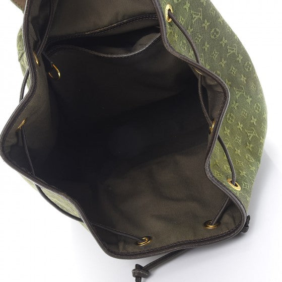 Louis Vuitton Mini Monogram Montsouris GM Backpack Kaki 5 of 19
