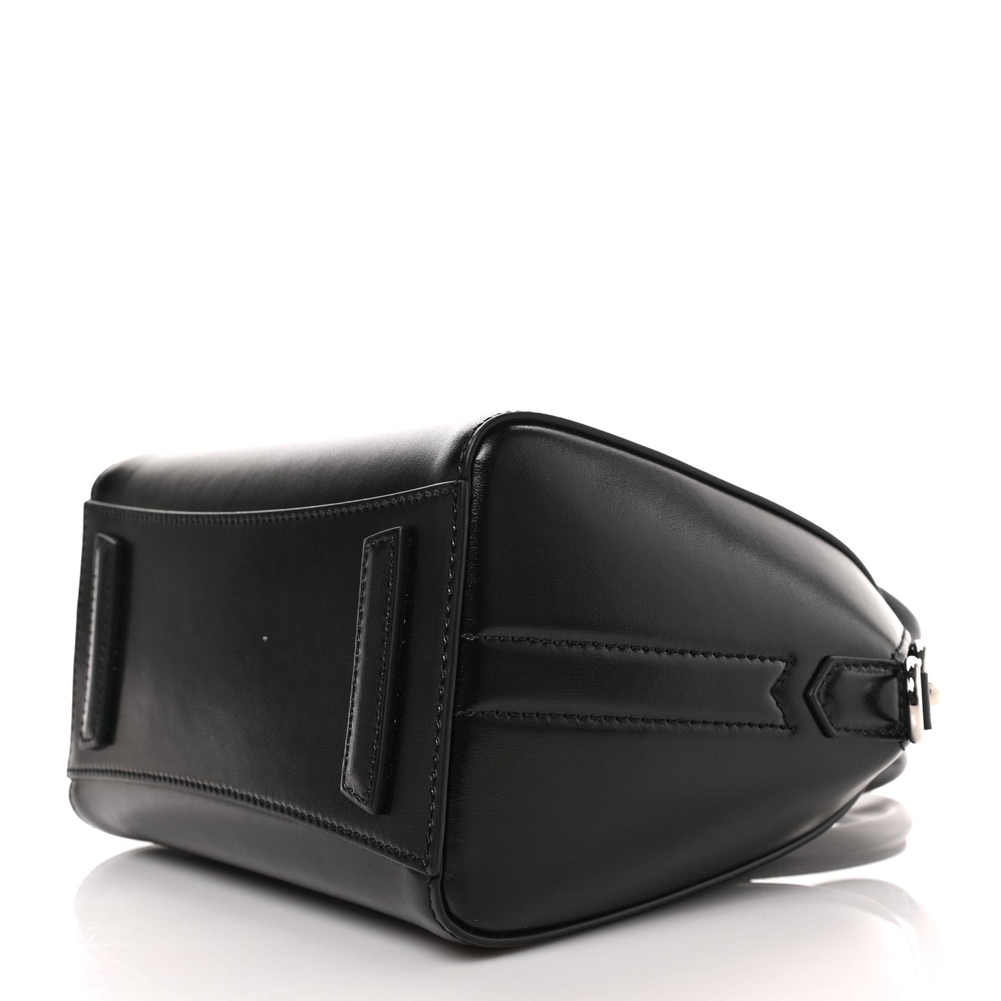 Shiny Lord Calfskin Mini Antigona Black